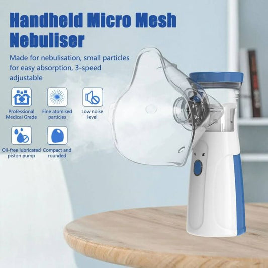 Mesh Nebulizer HH-W302 PLUS with nozzles for children and adults (3 nozzles,
